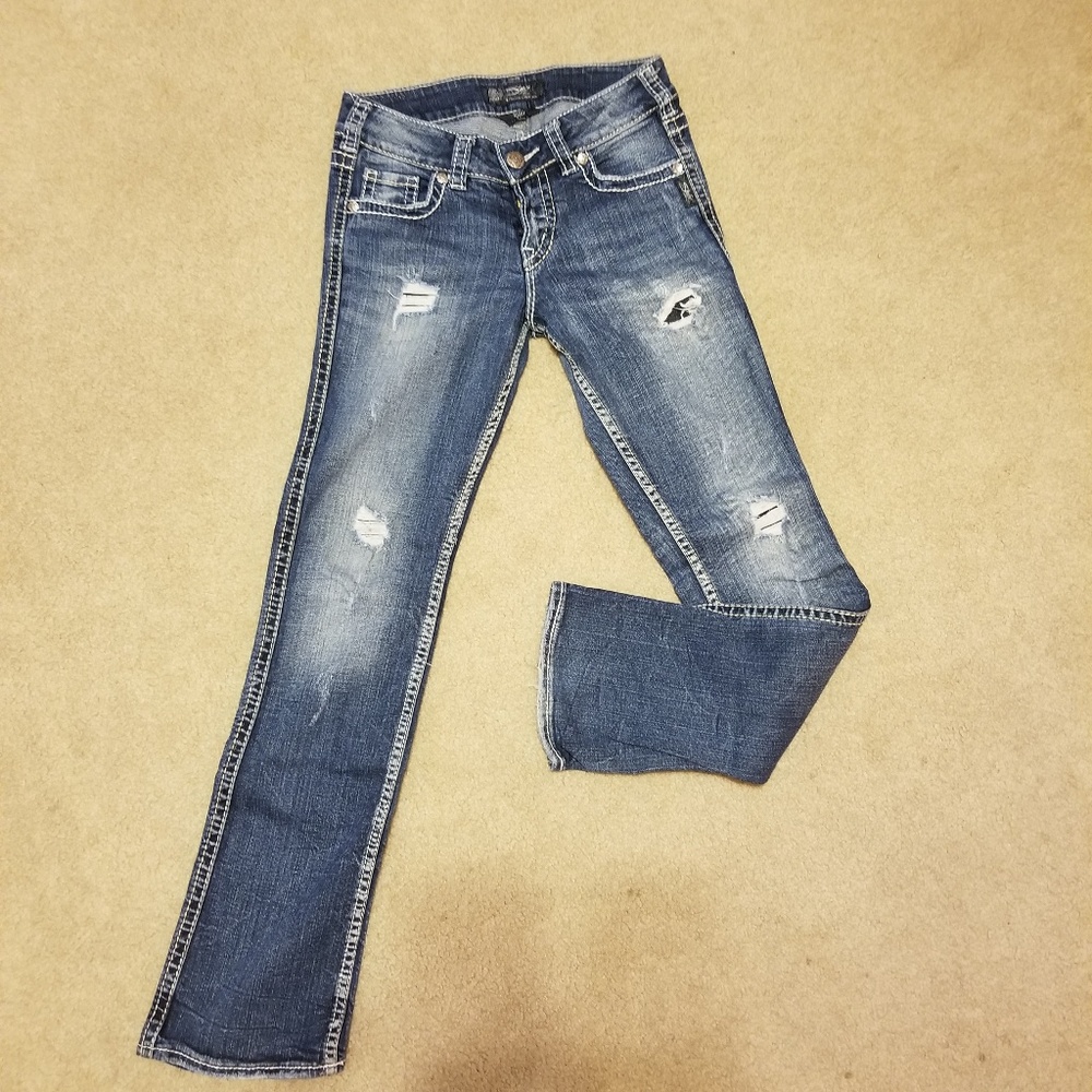 Silver jeans